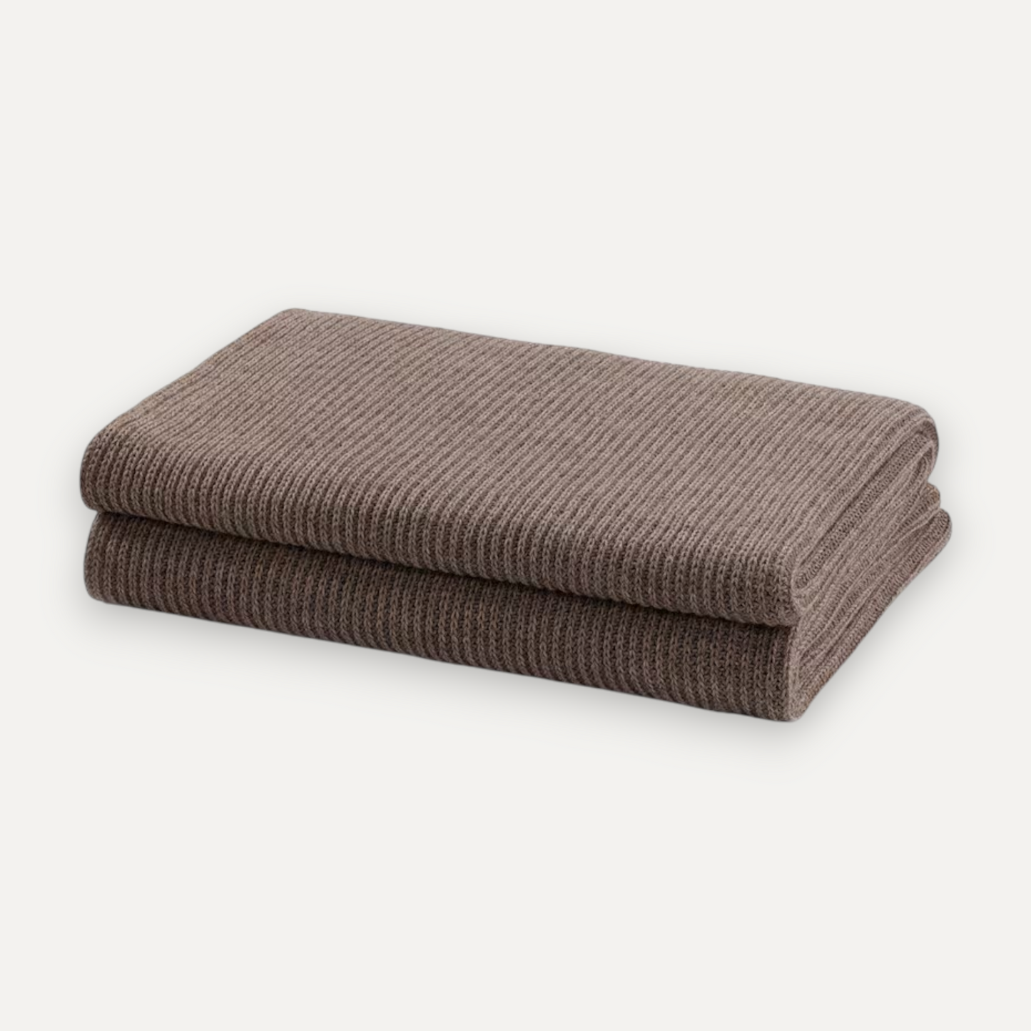 Soft Solid Alpaca Wool Throw