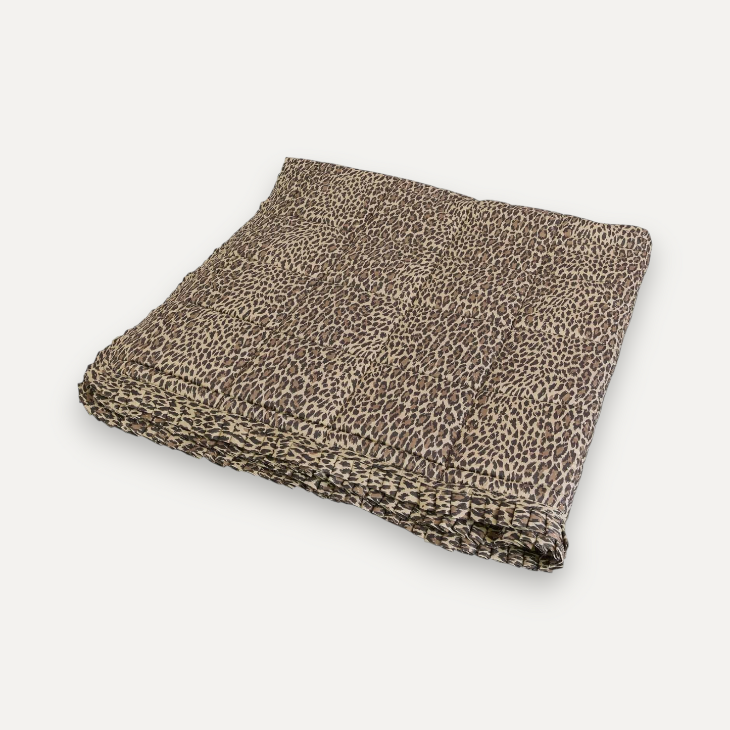 Butterscotch Animal Print Cotton Sateen Quilt