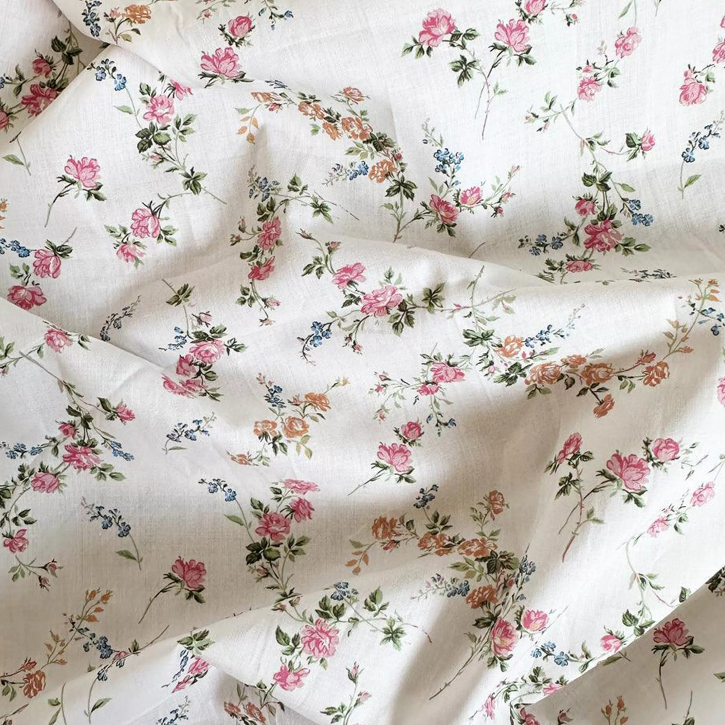 Lavender Floral Reversible Cotton Quilt